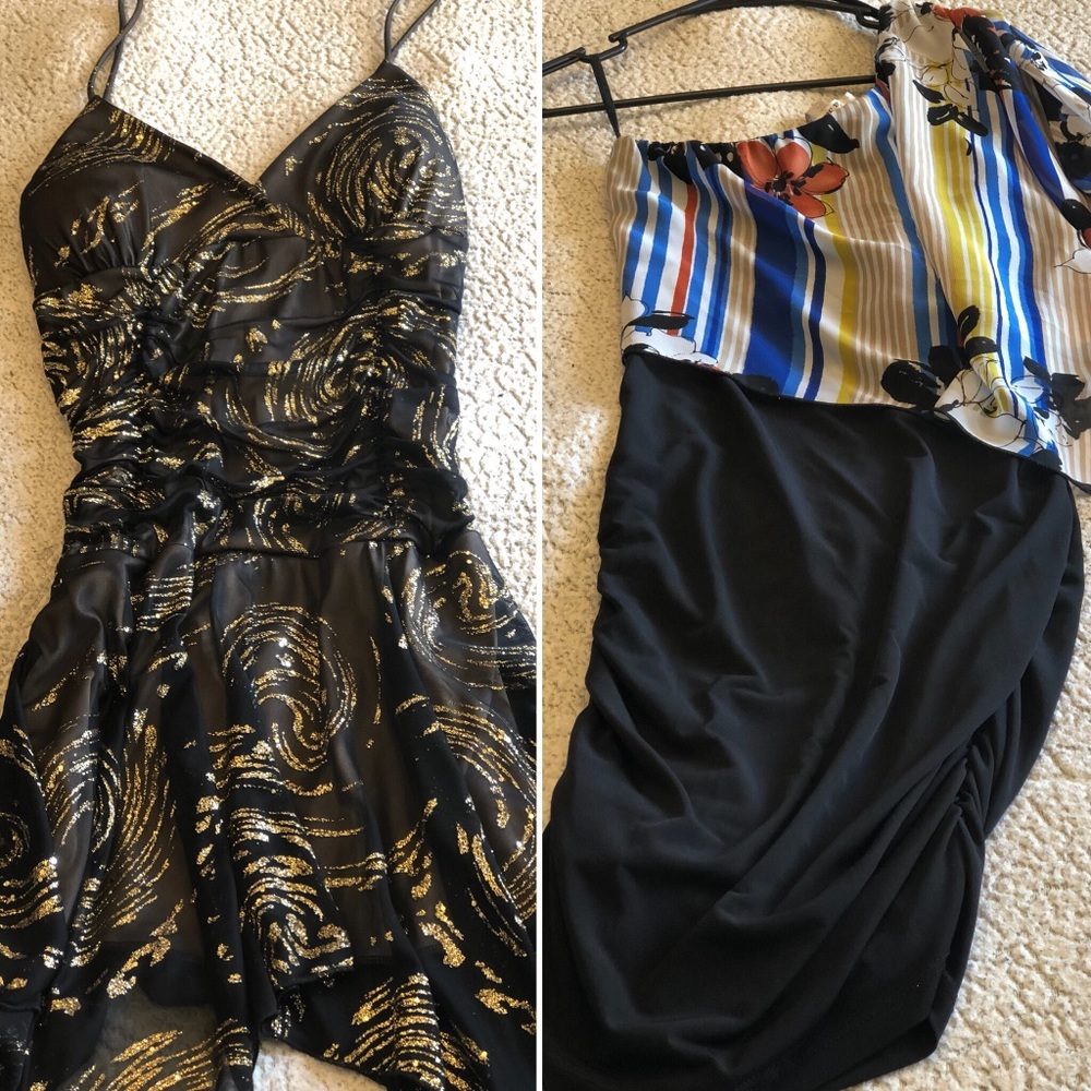 (TWO) Black Party Dresses Bundle‼️